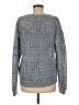 White House Black Market Metallic Silver Pullover Sweater Size M - photo 2