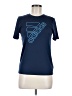 Adidas 100% Polyester Blue Active T-Shirt Size M - photo 1
