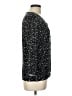 Grace 100% Rayon Polka Dots Black Pullover Sweater Size L - photo 4