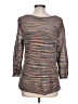 John Paul Richard 100% Polyester Metallic Gray Pullover Sweater Size L (estimated) - photo 2