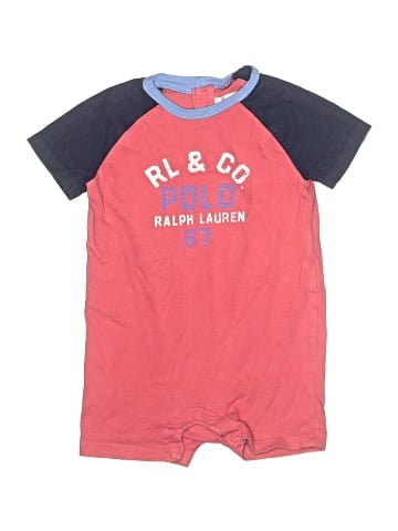 Ralph Lauren Short Sleeve Onesie (view 1)