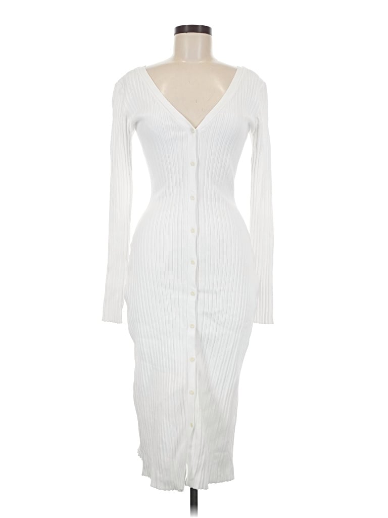 Pre-owned Lita By Ciara Casual Dress In White