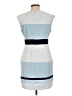 Studio One 100% Polyester Graphic Blue Cocktail Dress Size 10 (petite) - photo 2