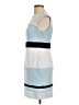 Studio One 100% Polyester Graphic Blue Cocktail Dress Size 10 (petite) - photo 5