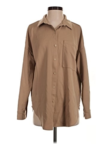Eileen Fisher Long Sleeve Button-Down Shirt (view 1)