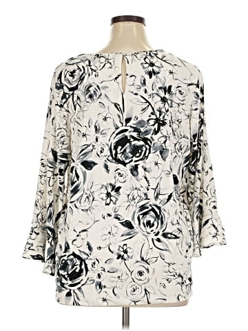 Karl Lagerfeld Paris 3/4 Sleeve Blouse (view 2)