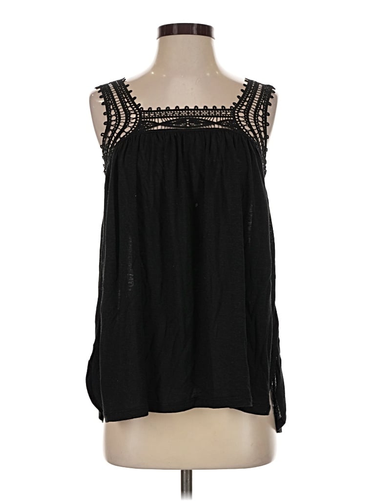 Pre-owned Gap Sleeveless Blouse In Black