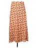 Hutch 100% Polyester Print Orange Casual Skirt Size 4 - photo 1
