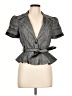 Bebe Gray Short Sleeve Blouse Size 10 - photo 1