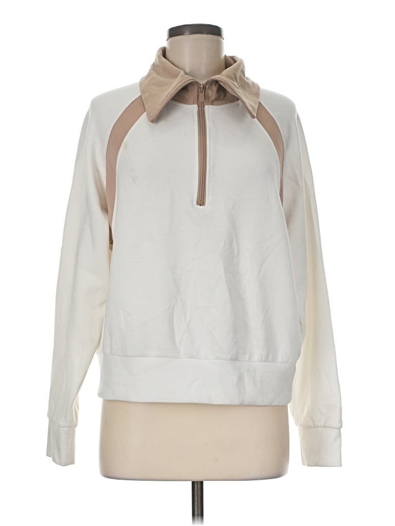 Pre-owned Crane Fleece Jacket In Ivory
