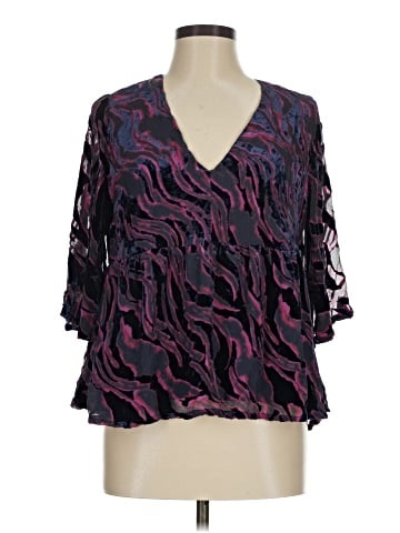 Johnny Was 3/4 Sleeve Blouse (view 1)