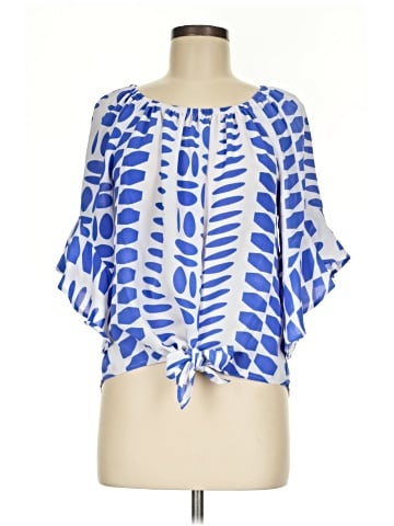 Willi Smith Short Sleeve Blouse (view 1)