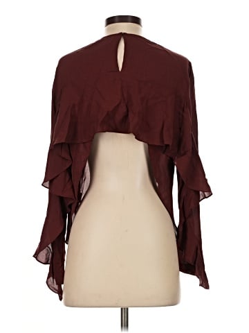 A.L.C. Long Sleeve Silk Top (view 2)