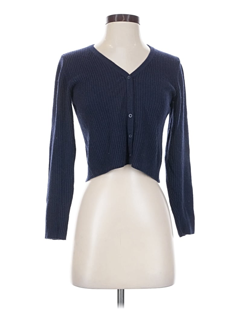 Pre-owned Brandy Melville Cardigan Sweater In Blue