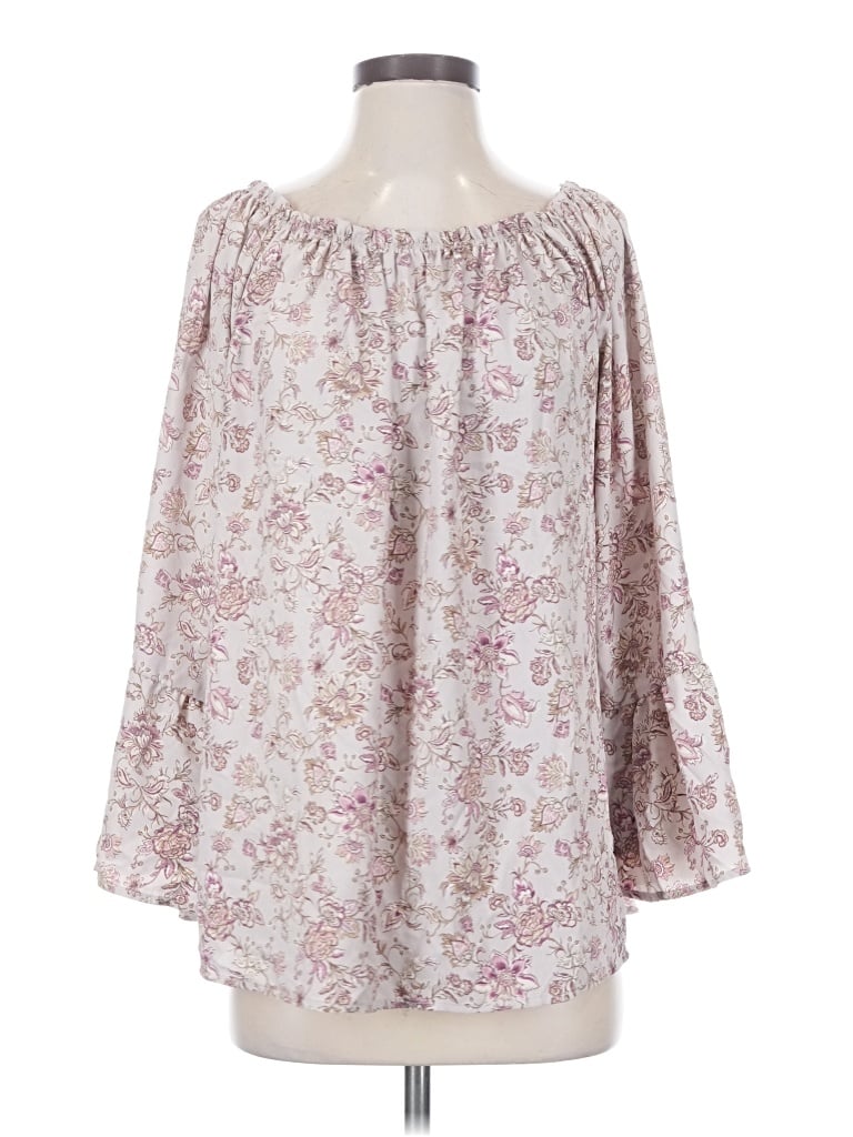 Pre-owned 143 Story 3/4 Sleeve Blouse In Pink