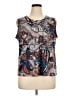 Kasper Blue Sleeveless Blouse Size XL - photo 1