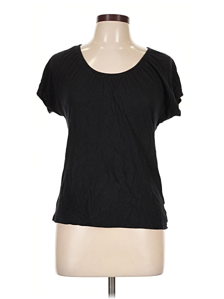 Pre-owned Jcpenney Short Sleeve T-shirt In Black