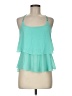 rue21 100% Polyester Teal Sleeveless Blouse Size M - photo 1