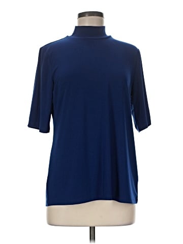 Dennis by Dennis Basso Short Sleeve Turtleneck (view 1)