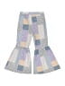 Peek... Color Block Blue Casual Pants Size 3T - photo 2
