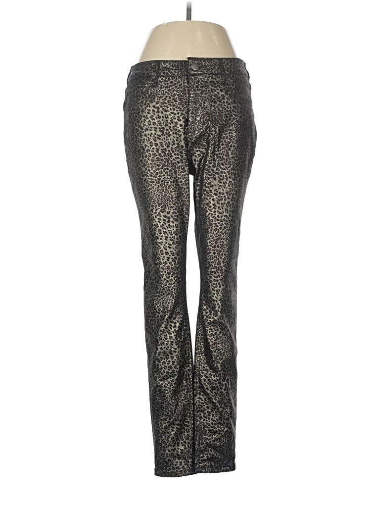 Pre-owned Baccini Casual Pants In Gold