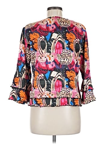 Pleats Collection 3/4 Sleeve Blouse (view 2)