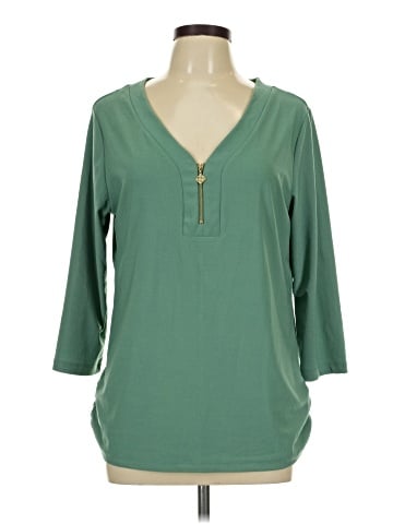 NY Collection 3/4 Sleeve Blouse (view 1)