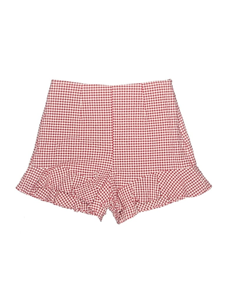 Pre-owned Zara Basic Skort In Red
