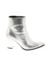 Assorted Brands Metallic Silver Ankle Boots Size 7 1/2 - photo 1