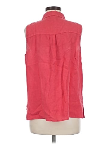 Eileen Fisher Sleeveless Button-Down Shirt (view 2)