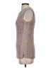 Ella Moss Tweed Brown Sweater Vest Size S - photo 5