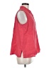 Eileen Fisher Red Sleeveless Button-Down Shirt Size M - photo 4