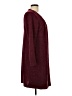 Perceptions Burgundy Casual Dress Size L - photo 4