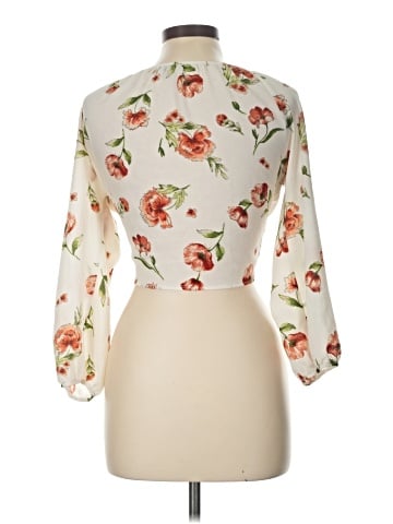 Papaya 3/4 Sleeve Blouse (view 2)