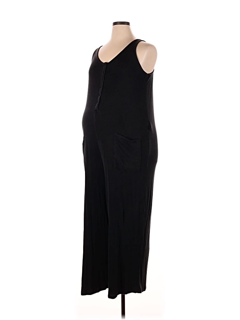 Pre-owned Quince Jumpsuit In Black