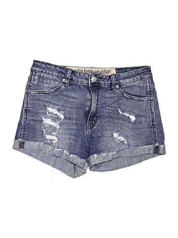 Pookie & Sebastian Denim Shorts (view 1)
