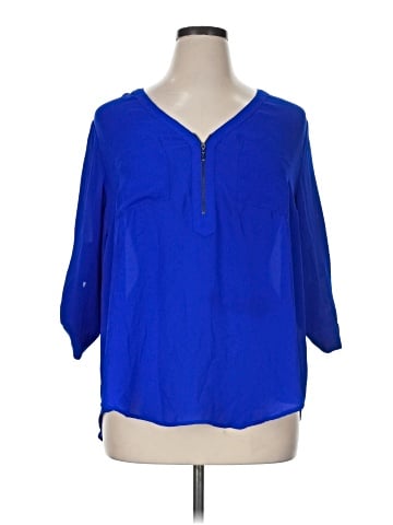 Torrid 3/4 Sleeve Blouse (view 1)