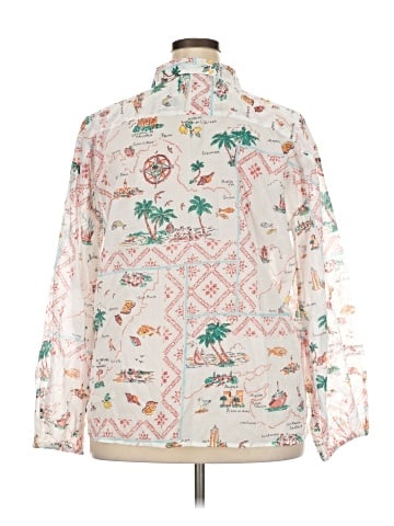 Ann Taylor Long Sleeve Button-Down Shirt (view 2)