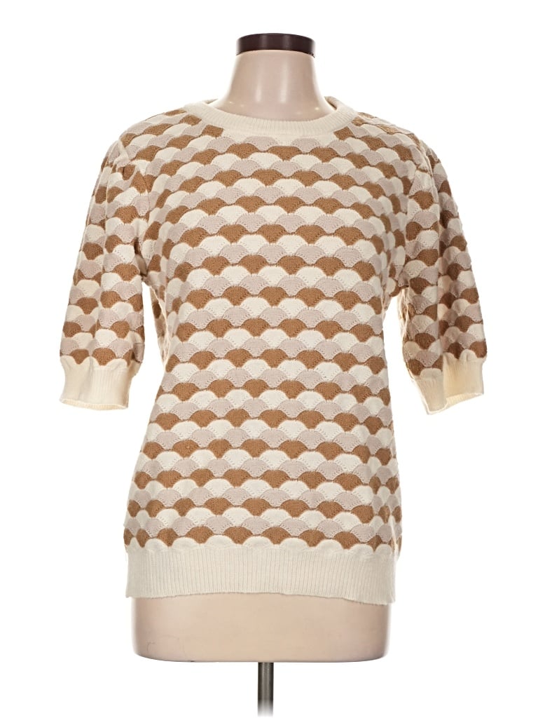 Pre-owned Les Serein Pullover Sweater In Tan