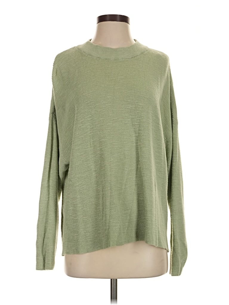 Pre-owned Fp Beach Pullover Sweater In Green