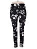 One Step Up Print Black Leggings Size 2X - photo 2
