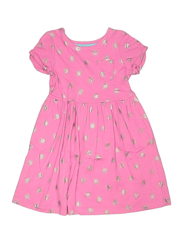 Pre-owned Mini Boden Kids' Dress In Pink