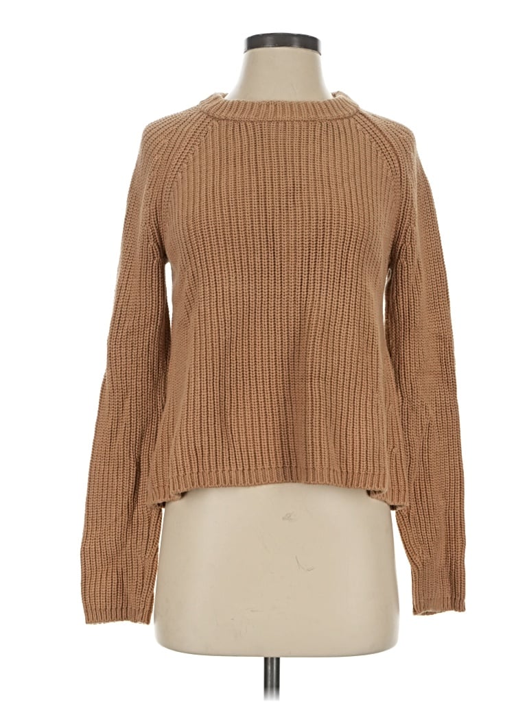 Pre-owned Quince Turtleneck Sweater In Tan
