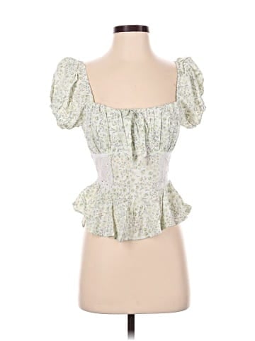 Francesca's Short Sleeve Blouse (view 1)