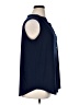 Perseption Concept Blue Sleeveless Blouse Size 1X - photo 4