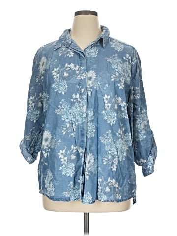 Kut from the Kloth 3/4 Sleeve Button-Down Shirt (view 1)