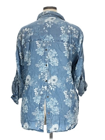 Kut from the Kloth 3/4 Sleeve Button-Down Shirt (view 2)