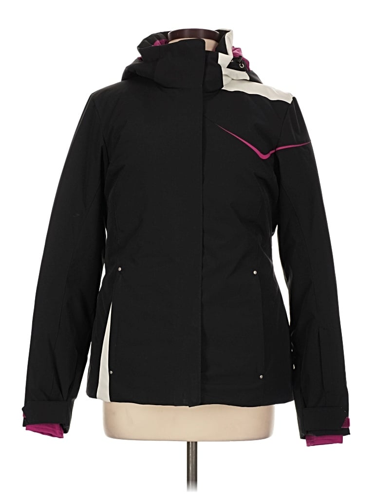 Pre-owned Spyder Snow Jacket In Black