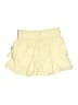 Justice 100% Polyester Solid Yellow Skort Size 10 - photo 2