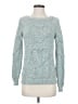 LC Lauren Conrad Chevron-herringbone Teal Pullover Sweater Size S - photo 1